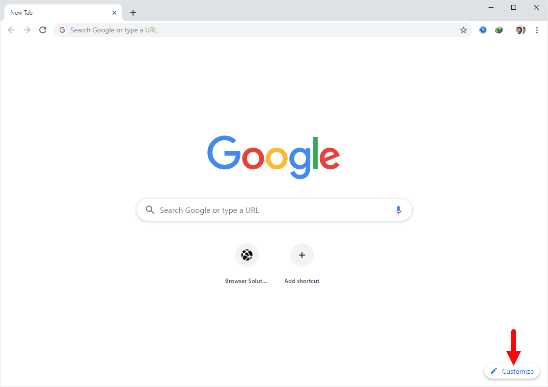 how to get search bar back on google chrome desktop